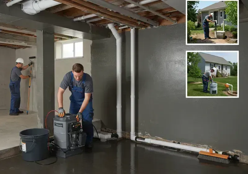 Basement Waterproofing and Flood Prevention process in Arnold Line, MS